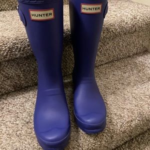 Hunter boots - girls size 4